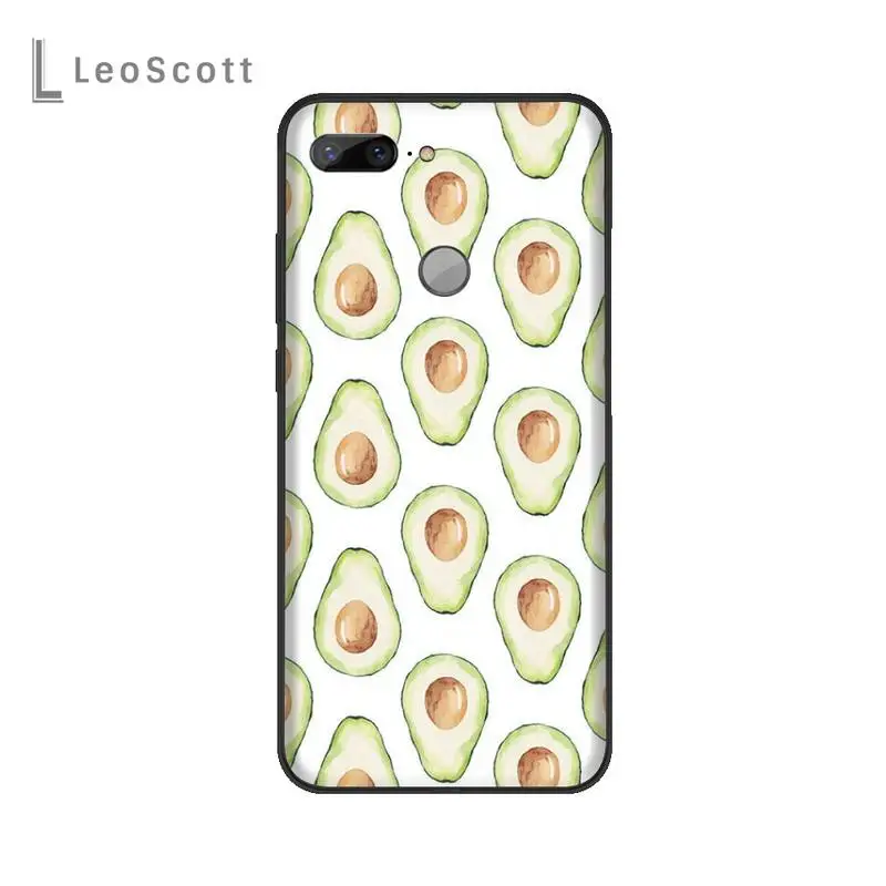 

avocado aesthetic Gteen Fruit Food Phone Case For Huawei Enjoy 7 7s 8 8e 9 9e 10 plus P8lite 2017 Honor 5a view9 play 3e