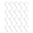 Каффы для ушей ручной работы, длинные висячие серьги-кисточки с цепочкой, серьги-подвески сделай сам, не пирсинг, ювелирные изделия, 20 шт.