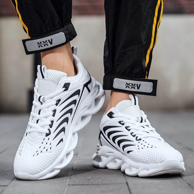 

New Sneakers Men Running Shoes Casual Shoes Zapatillas Hombre Breathable Athletic Shoes Adults Trainers Lace-up Sneakers Male