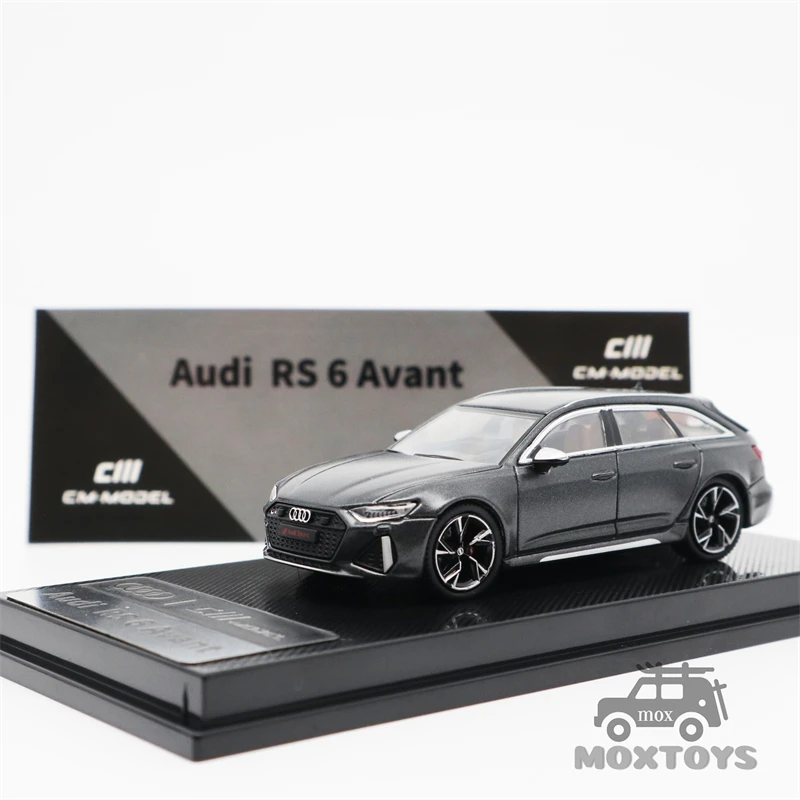 См модель 1:64 RS6 Avant черная/красная литая автомобиля