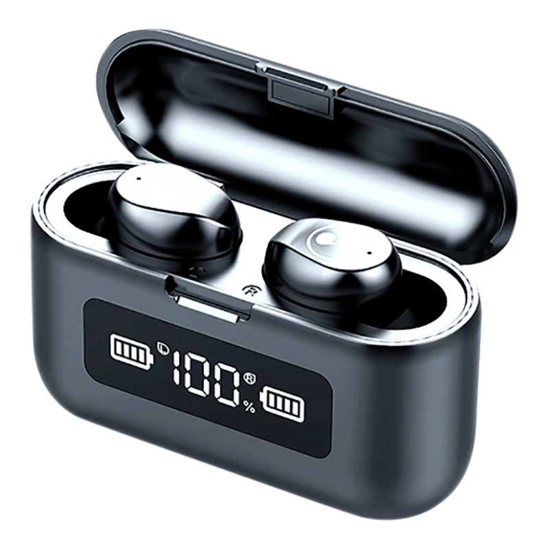 F9 Bluetooth 5 0 наушники светодиодный цифровой дисплей HIFI мини в ухо спортивные