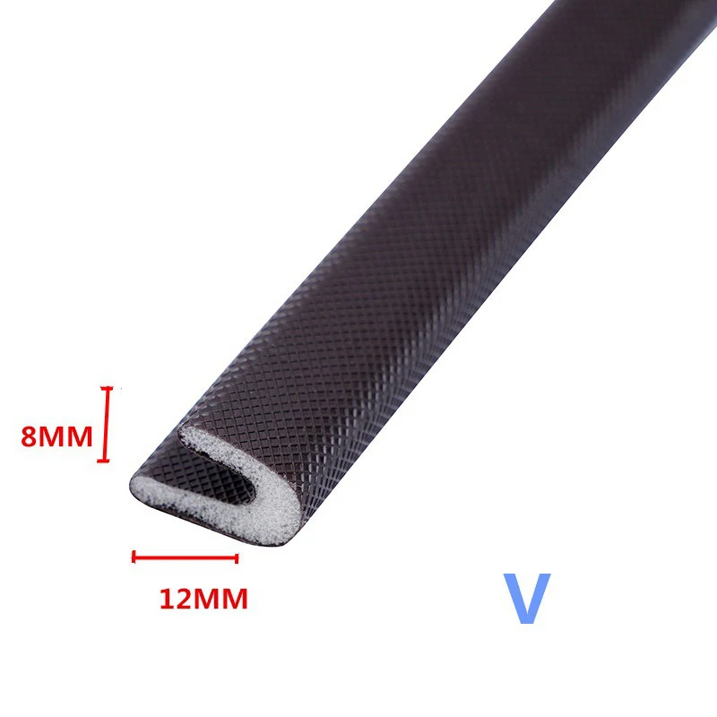 

10m PU Coated Self Adhesive Door Window Sealing Weather Strip Windproof Soundproof Polyurethane Foam Rubber Seal Tape Gap Filler