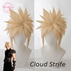 AniHutCloud Strife парик Final Fantasy VII Remake Косплей блонд синтетические термостойкие волосы Облако косплей