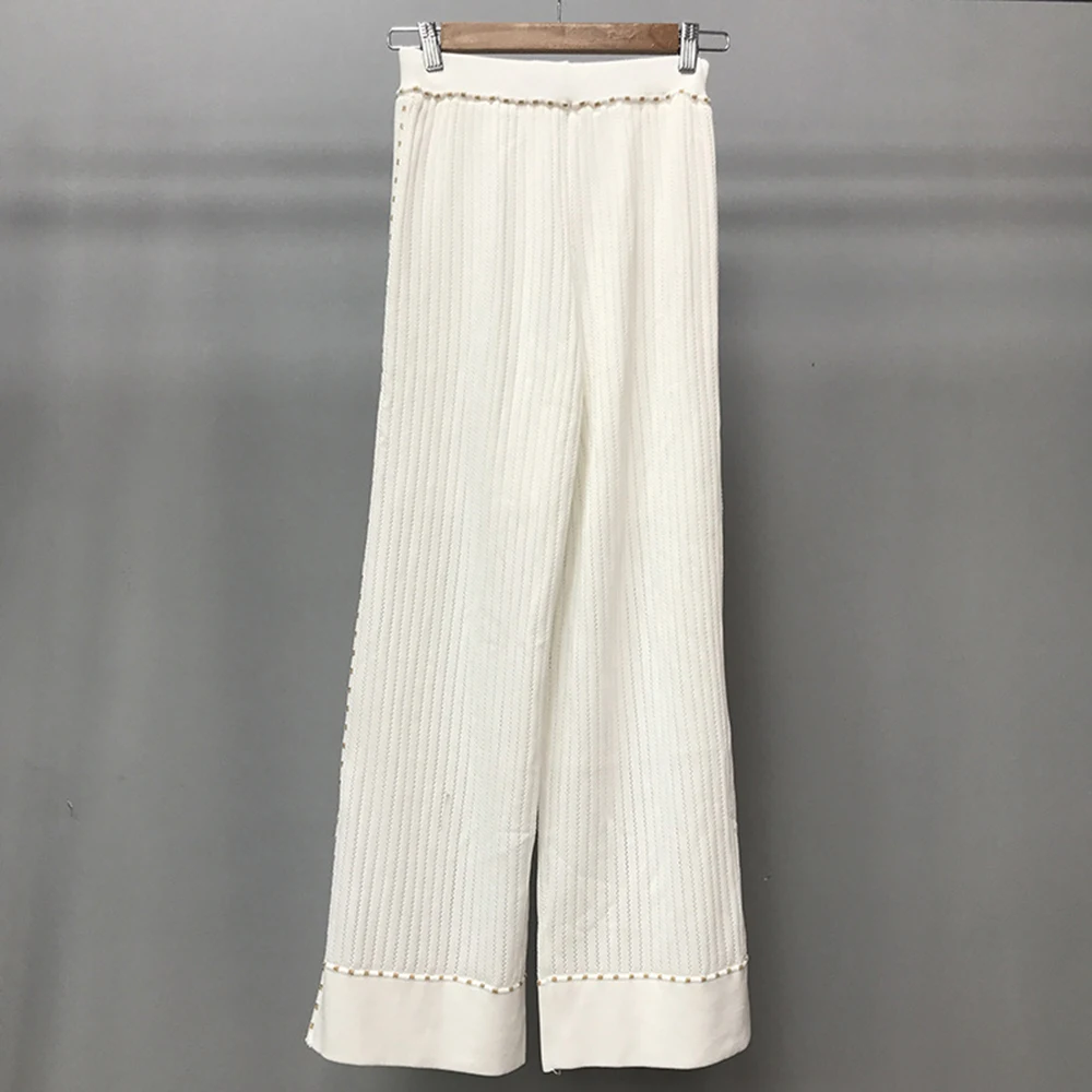 Весна лето 2020 костюм темпераментная открытая шелковая трикотажная футболка и