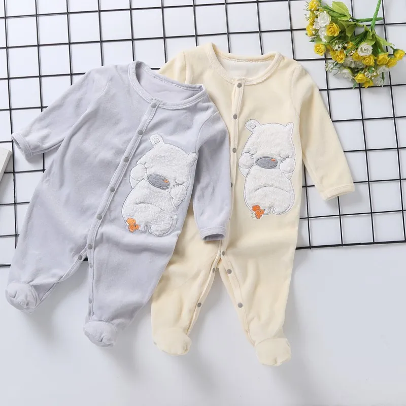 Детские комбинезоны для новорожденных мальчиков и девочек Детский Повседневный