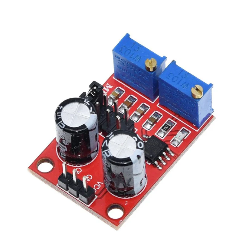 

NE555 pulse frequency, duty cycle adjustable module,square/rectangular wave signal generator,stepping motor driver