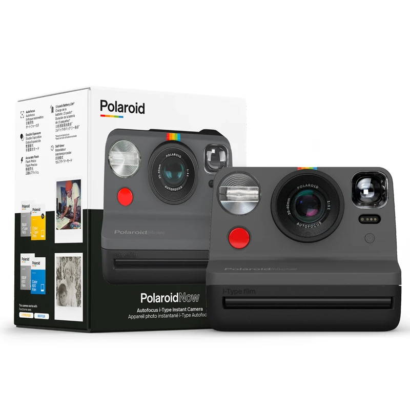 Последняя модель камеры Радужный новый &quotPolaroid Now&quot для instax i-type 600 Polaroid film - купить