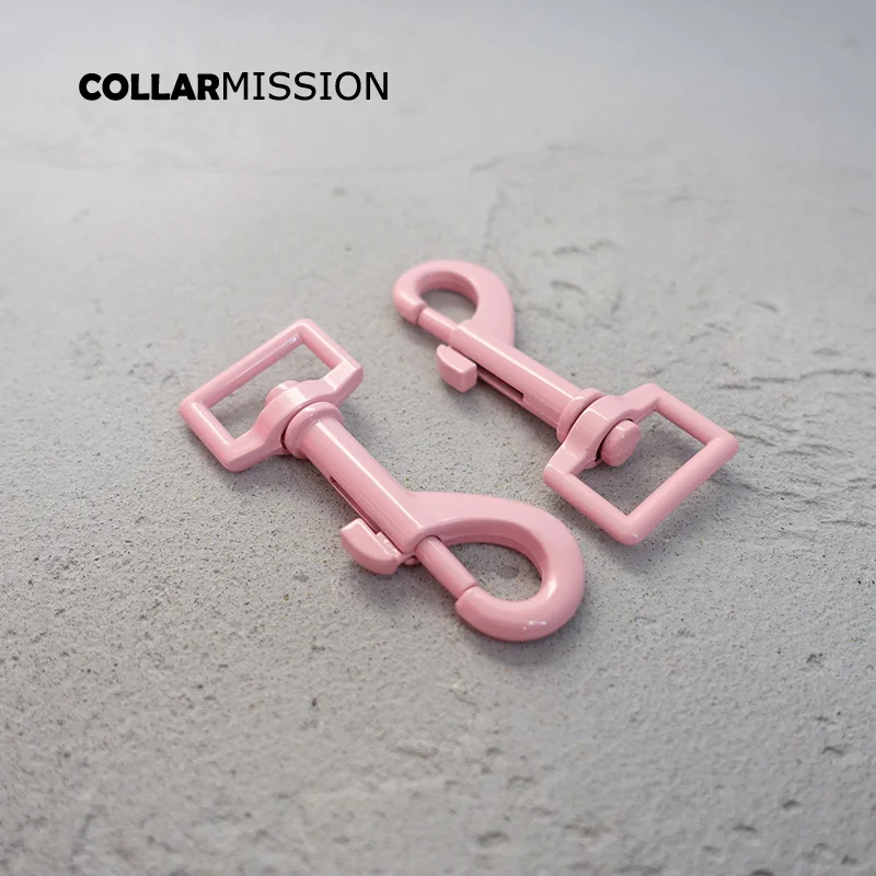 Металлический розовый цветной зажим для собаки выпечки прочный и крепкий
