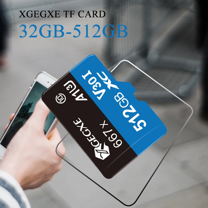 XGEGXE карта памяти 32 ГБ Micro SD 667X 64 Гб C10 128 256 TF для ноутбука|Карты памяти| |