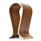 Деревянная подставка для наушников универсальная вешалка для наушников настенная подставка с крючком для монитора ПК подставка для наушников Держатель Кронштейн аксессуар