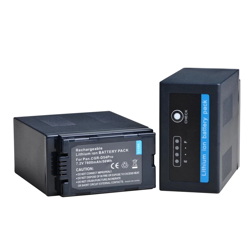 Battery With Indicator Light For Panasonic Cga-d54, Vw-vbd55