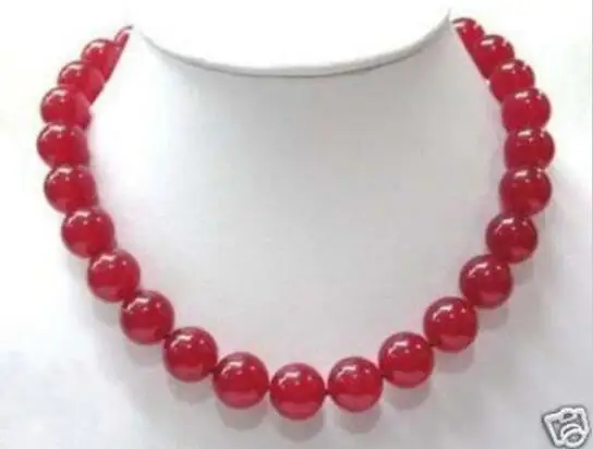 Бесплатная доставка&gt 8 мм натуральный красный камень круглые бусы ожерелье 18