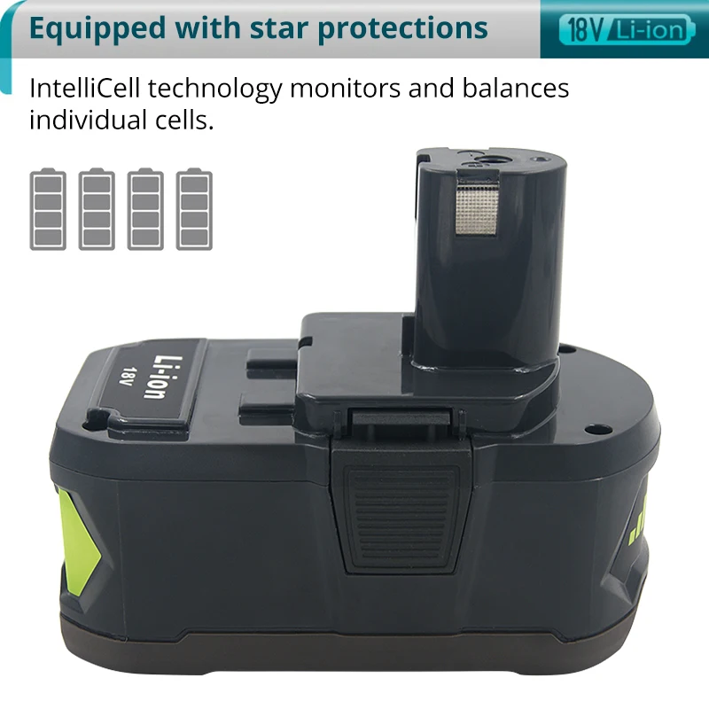 

8,0/ 18 Ryobi ONE + P108 P107 P122 P104 P105 P102 P103 P109 RB18L25 RB18L40