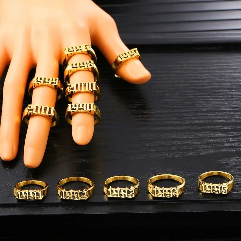 Кольцо из нержавеющей стали для мужчин и женщин ювелирное изделие в готическом