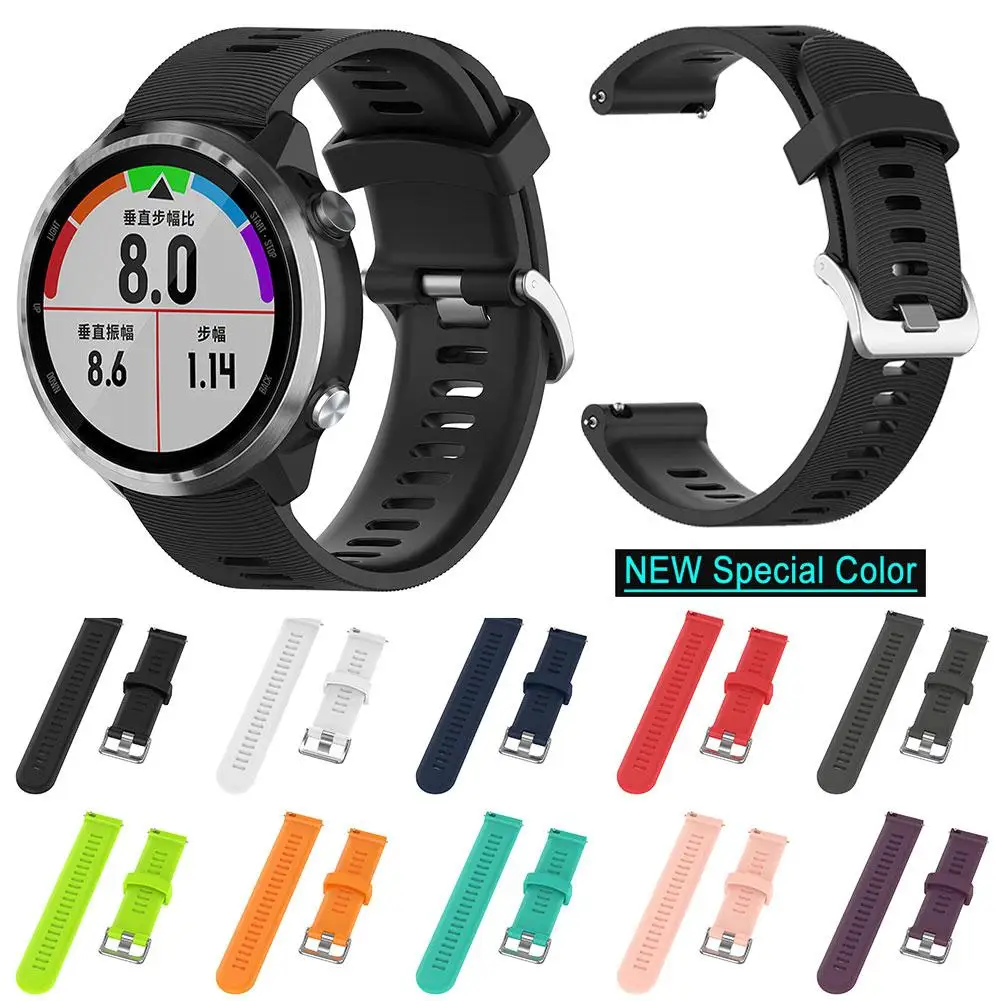 Силиконовый сменный ремешок для часов Garmin Forerunner 645 945 935 Vivoactive 3 HR Универсальный