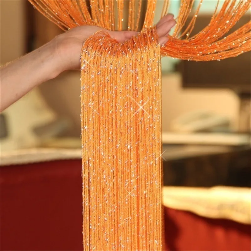 Роскошная хрустальная занавеска Flash Line блестящая кисточка String дверная оконная