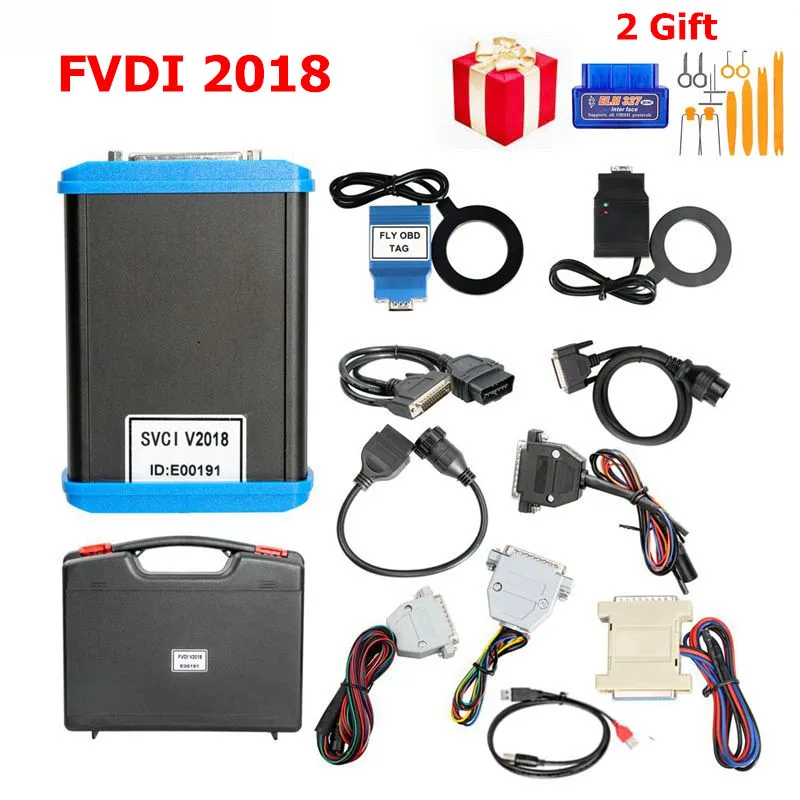 FVDI 2018 FVDI полная версия(включая 18 программного обеспечения) FVDI ABRITES Commander без ограничений FVDI диагностический сканер - Цвет: FVDI 2018