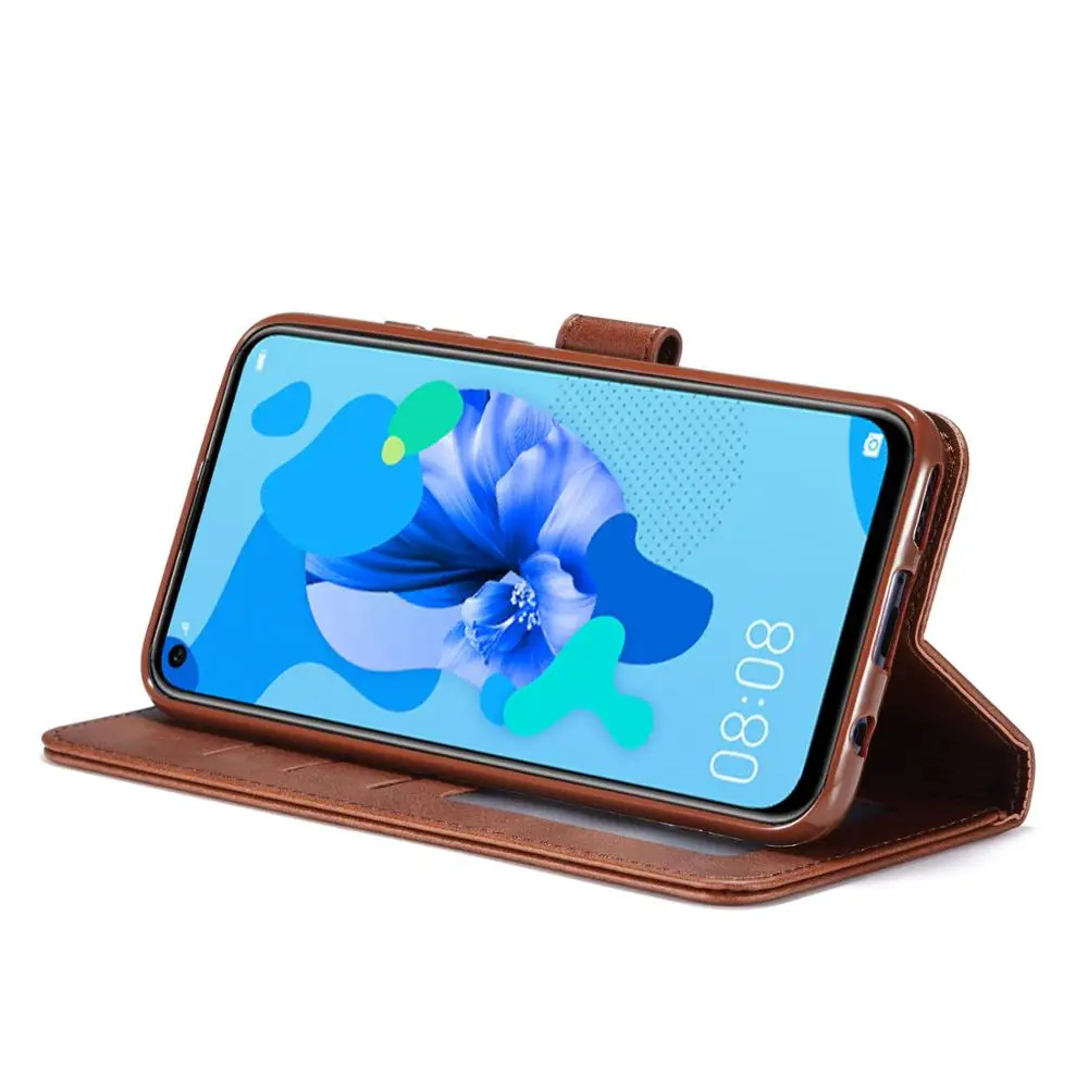 Luxury Leather Phone Cases For Huawei P20Lite Flip Credit Card Holder Skin Huavei P20 Lite Covers Fundas Para Coque Bumper | Мобильные