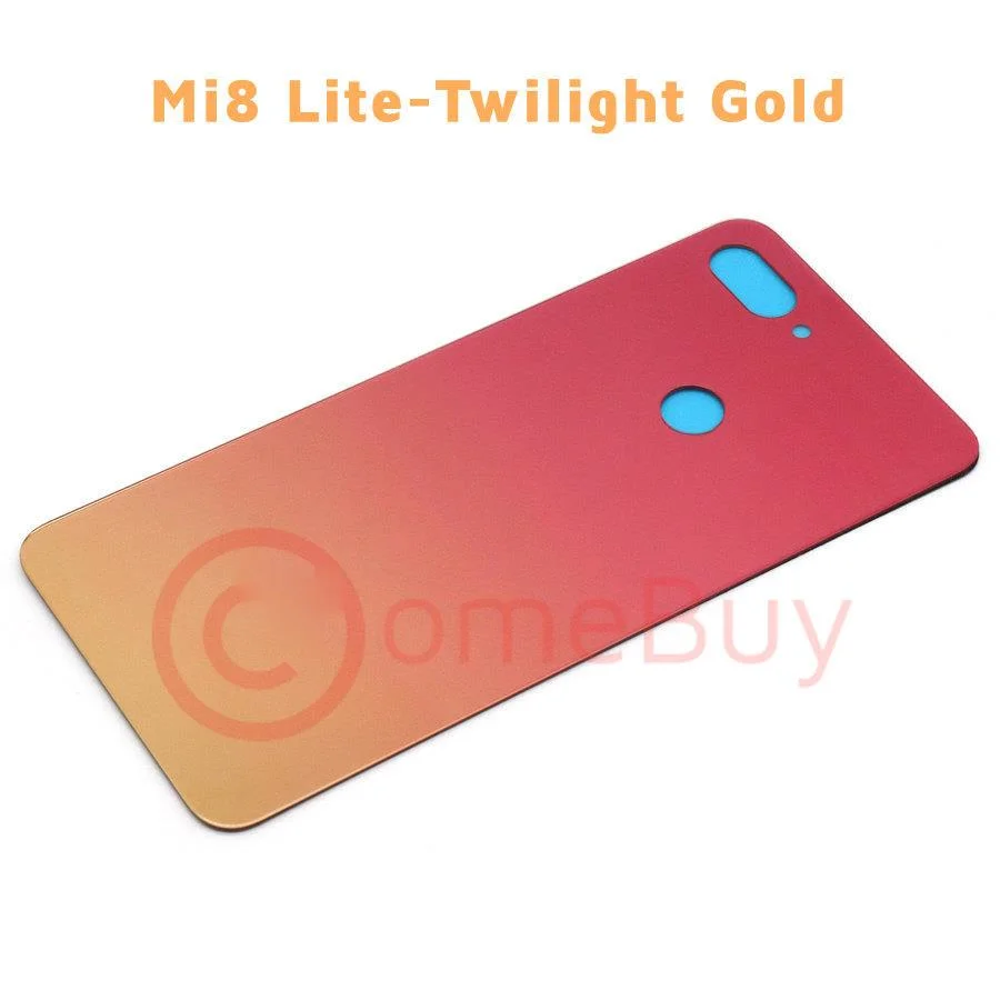 Крышка батарейного отсека для Xiaomi Mi 8 заднее стекло Mi8 Pro задний стеклянный корпус