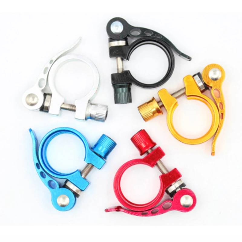 

Aluminum Alloy Bike Seat Rod Quick Release Seat Seat Tube Clamp Repuestos Bicicleta Seatpost Clamp