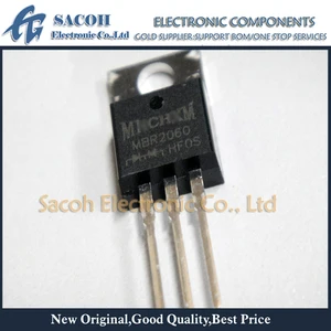 10Pcs MBR2060CD or MBRB2060CT MBR2060CT or B2060G TO-263 20A 60V Schottky Barrier Rectifier