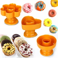 4 type plastic doughnut cake molds for baking home party desserts cutting diy donut mould kitchen accessories pastry tools