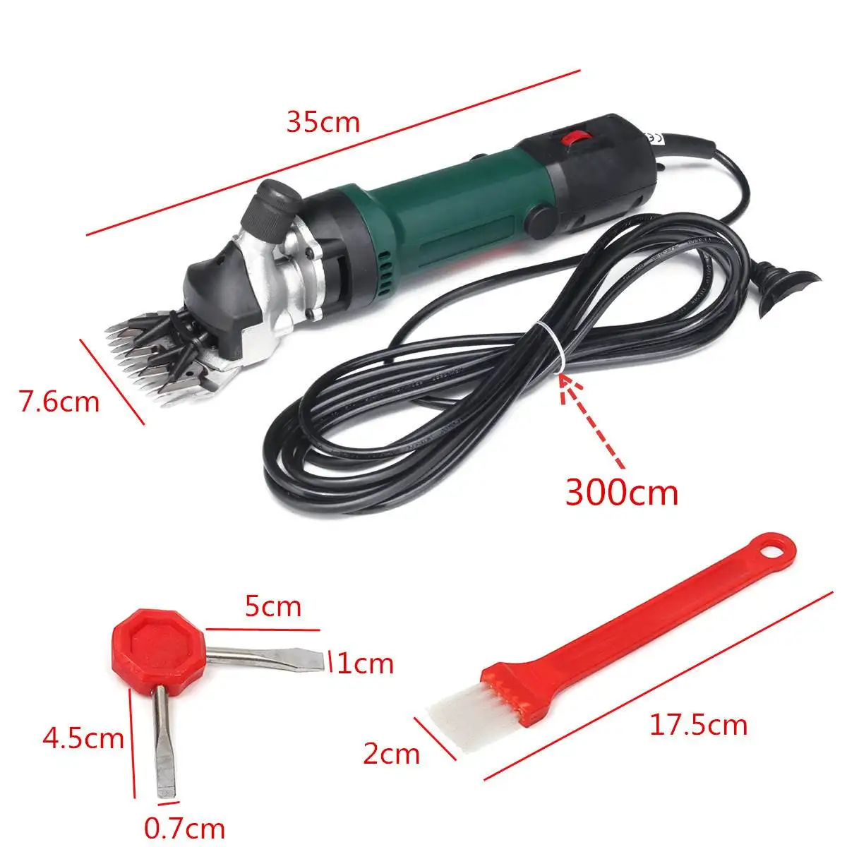 Электрическая машинка для стрижки овец и животных 2000 Вт с европейской