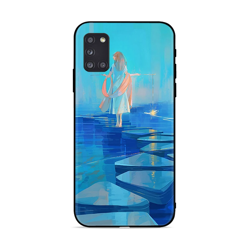 

Illustration Dreaminess Reality Phone Case For Samsung Galaxy A31 A32 5G White Wings Love Coque Funda Carcasa Soft TPU