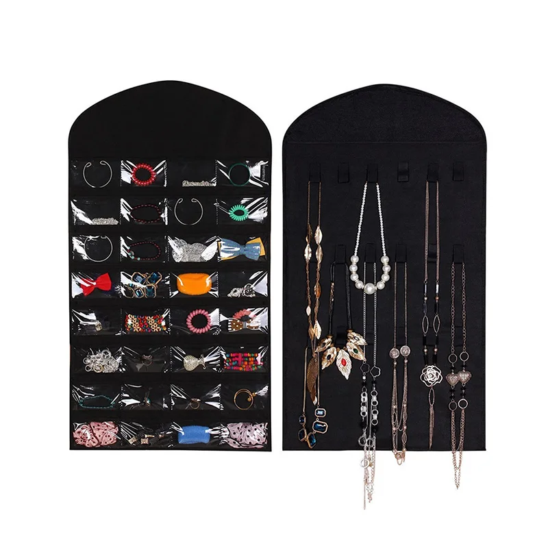 32 Кармана подвесной органайзер держатель для ювелирных изделий сумка хранения