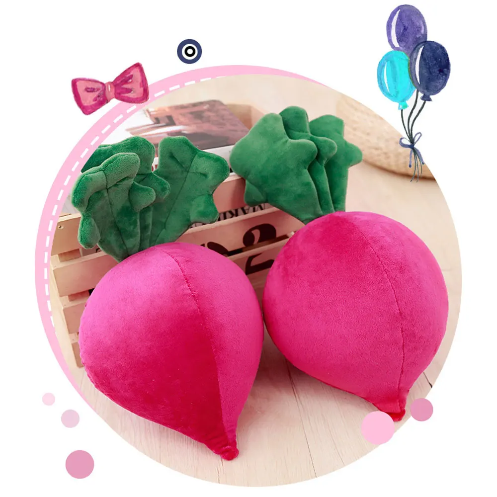 40/70 см Моделирование редис плюшевые игрушки мягкие подушки овощи для малышей и