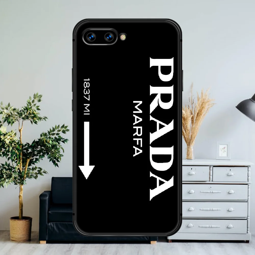 

Fashion Italy luxury Brand Phone Case For Huawei Honor 6A 7A 7C 8 8A 8X 9 9X 10 10i 20 Lite Pro Play black Prime Soft Cell