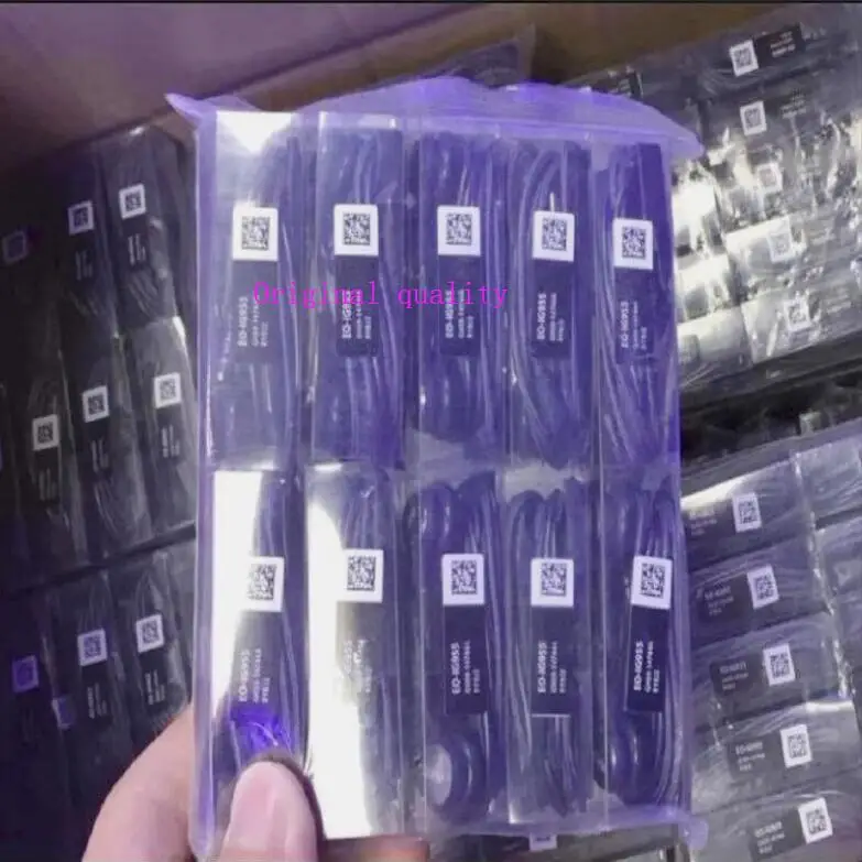 Original quality 10 шт./партия наушники IG955 3,5 мм в ухо с микрофонный провод гарнитура для Samsung Galaxy S8 S8 Plus наушники смартфон - Цвет: Original quality