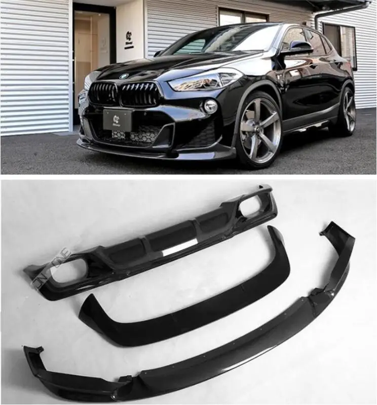 Передний бампер из углеродного волокна спойлер задний багажник диффузор Чехол