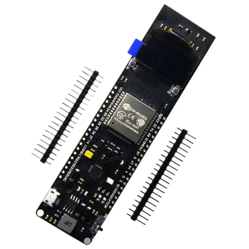 Esp8266 Esp32 0 96 дюймов Oled дисплей Wifi Bluetooth 18650 литиевая Защита аккумулятора макетная