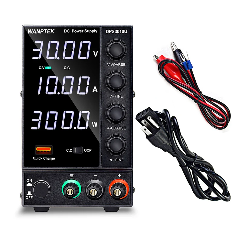 Настраиваемый источник питания постоянного тока Wanptek лабораторный верстак 30V1 0A
