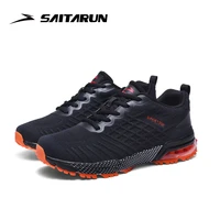 saitarun 2020 new men fashion casual sports shoes air cushion running sneakers summer autumn wear resistant breathable footwear