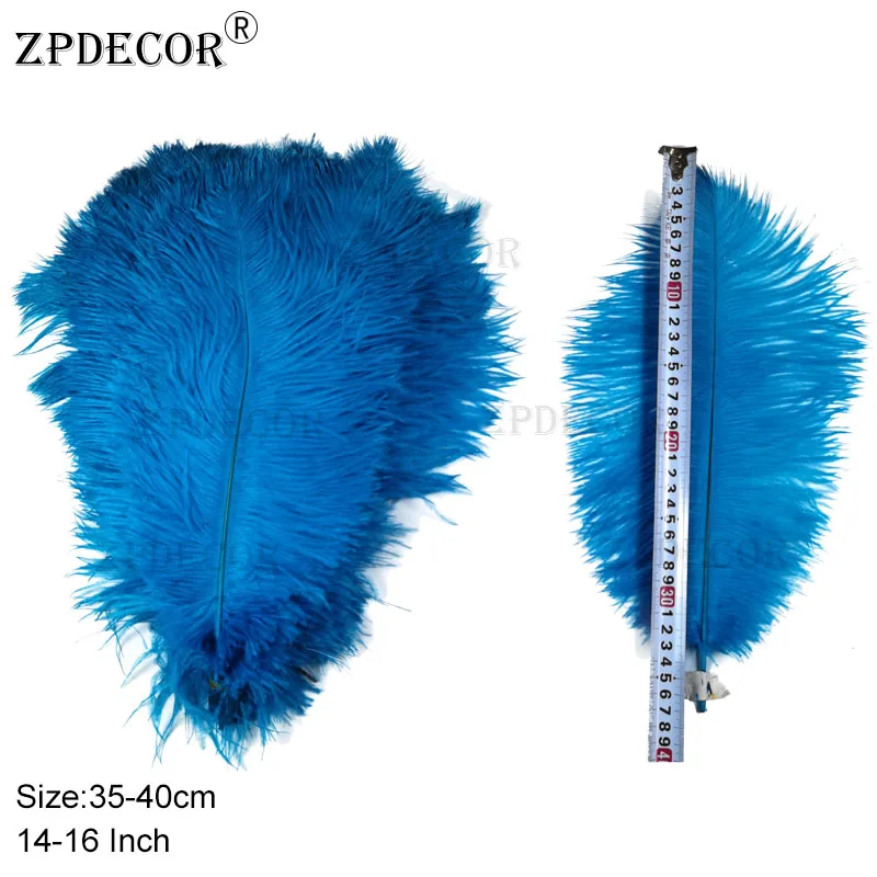 Страусиные перья для рукоделия 14 16 дюймов 35 40 см|Перо| |