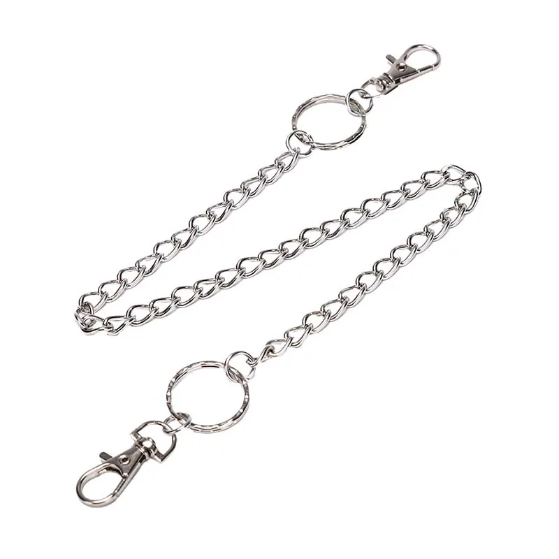 Новый длинный металлический кошелек ремень брелок рок повседневные брюки джинсы