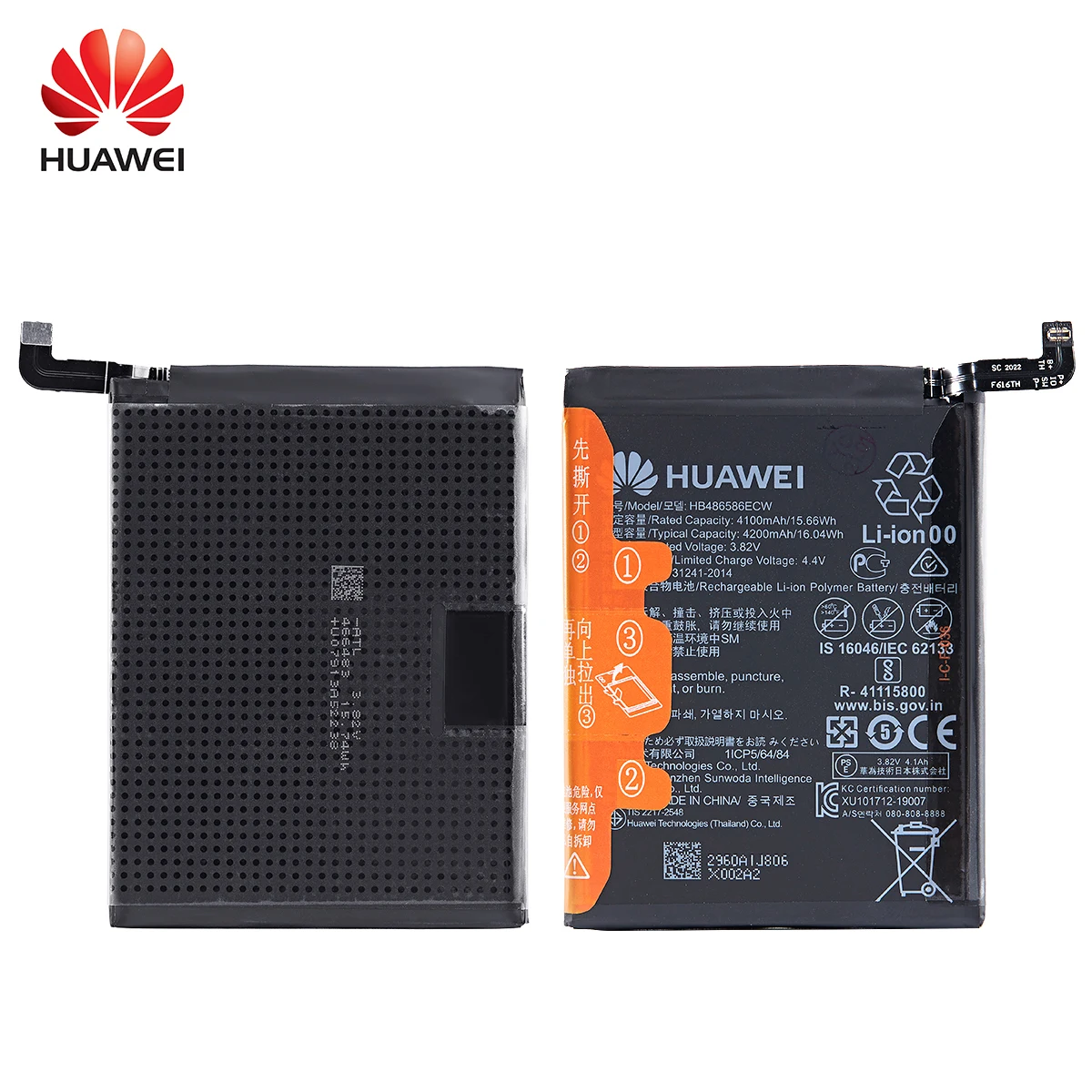 100% Orginal HB486586ECW 4200mAh Battery For Huawei Mate 30/Mate 30 Pro Nova 6/Nova 6 SE Honor VIew 30 V30 Batteries +Tools