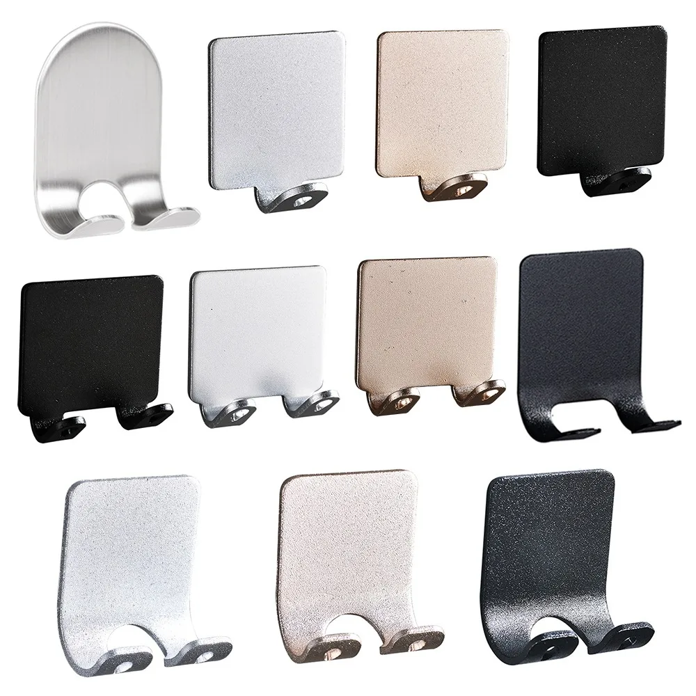 

2 Pcs Punch Free Razor Holder Storage Hook Wall Men Shaving Shaver Shelf Bathroom Razor Rack Wall Bathroom Accessories