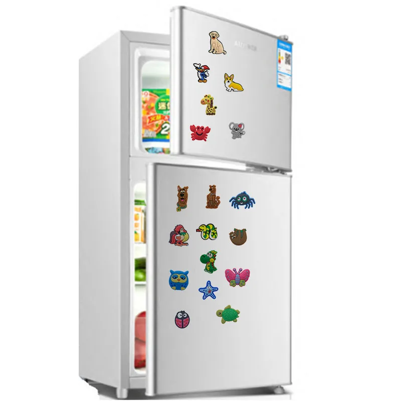 1 шт. милые Животные ПВХ магниты на холодильник в виде милой собачки корги коала