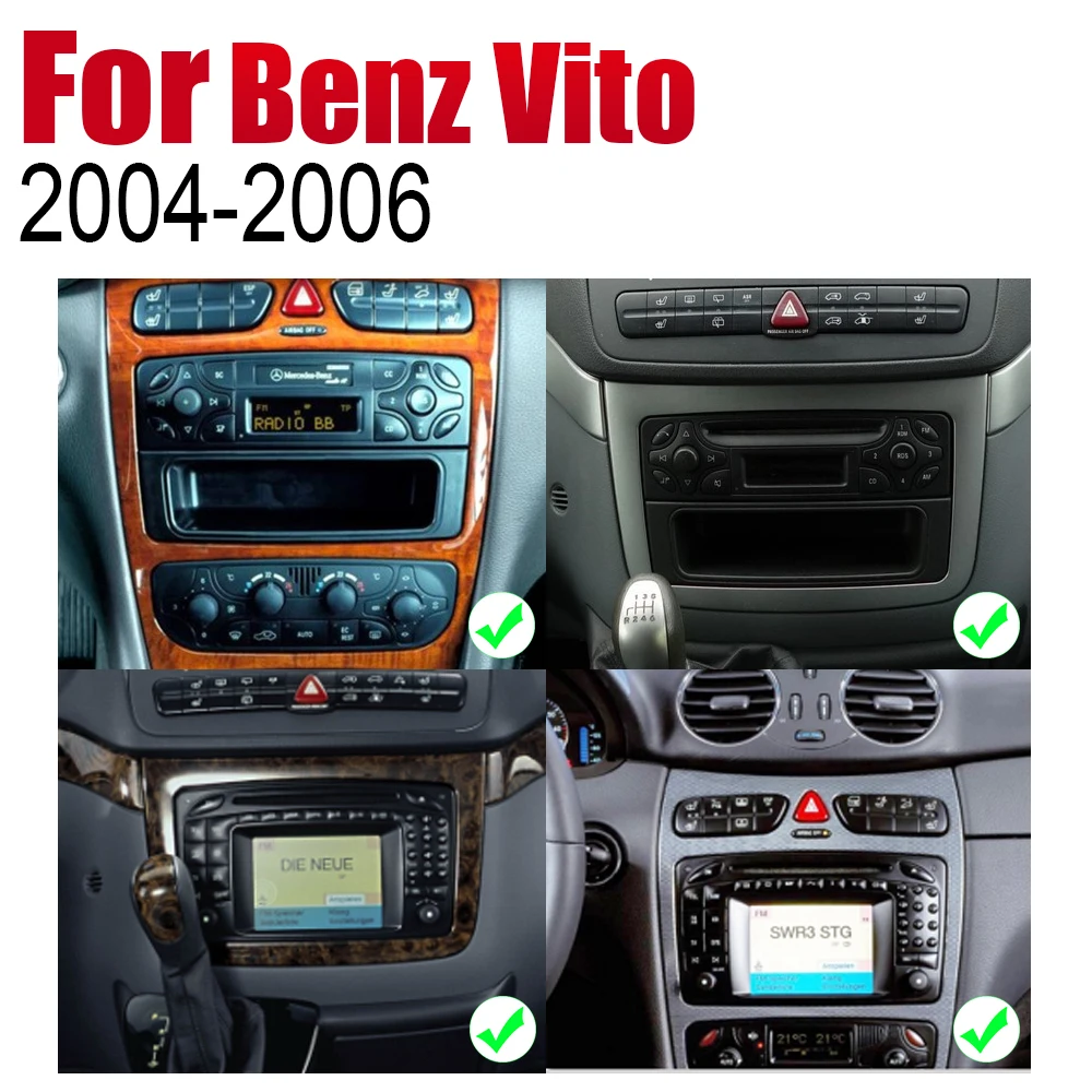 Автомобильный DVD GPS навигатор Android для Mercedes Benz Vito 2004 ~ 2006 NTG плеер навигация WiFi BT