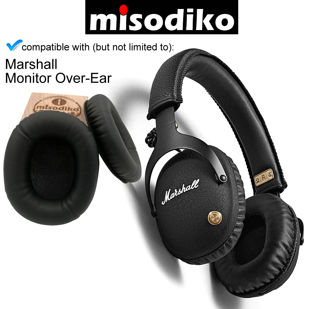 Сменные амбушюры misodiko для Marshall Monitor накладные стерео наушники запасные части