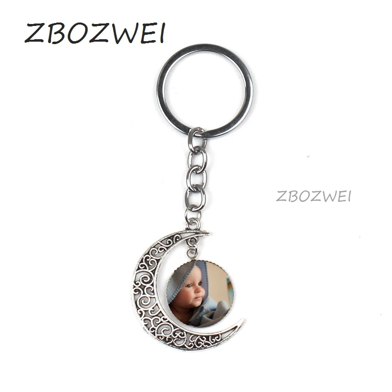 Брелок ZBOZWEI Personalizeds брелок с фотографией на заказ фото вашего ребенка мамы папы