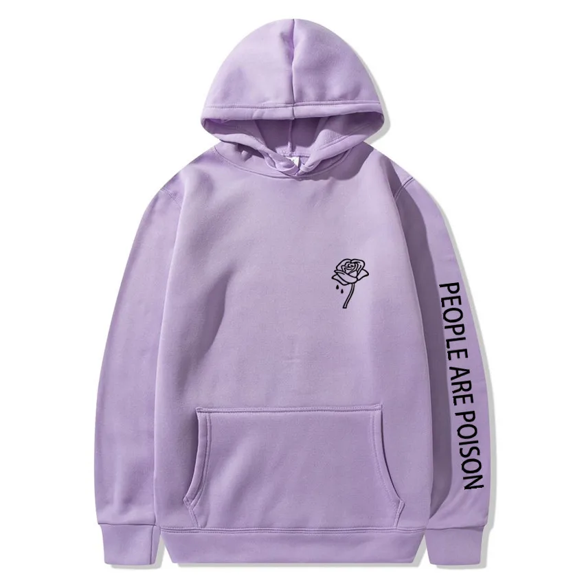 

Fashion Trend Rose Print Hoodies Hip Hop Casual Sweatshirts Man Women Streetwear Harajuku Autumn Winter Hoodie Clothes Pullover