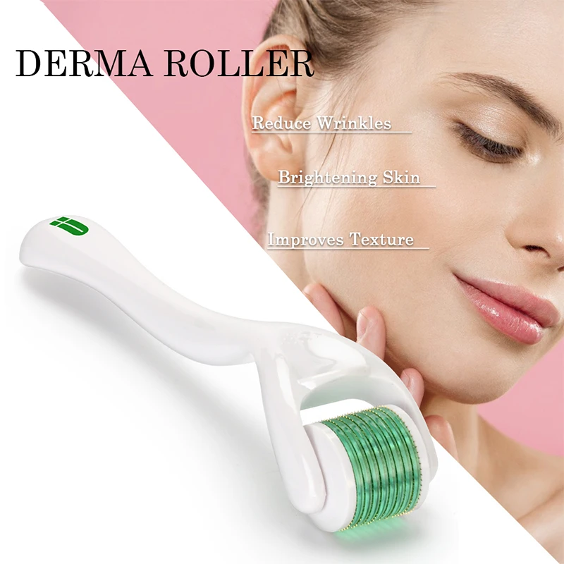 Ролик с микроиглами для отбеливания шрамов и кожи 540 игл|Устройство ухода за