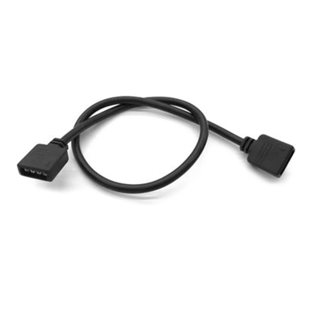 4PIN RGB удлинитель кабеля Разъем 0 3 м 1 2 5 DC 12 В черный мужской женский провод для 2835
