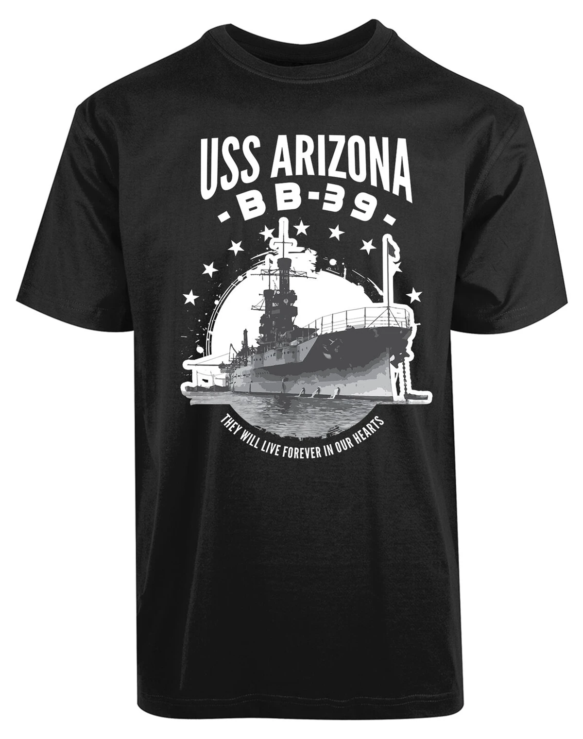 USS Arizona BB39 США американский корабль новые мужские военные военно-морские ветераны