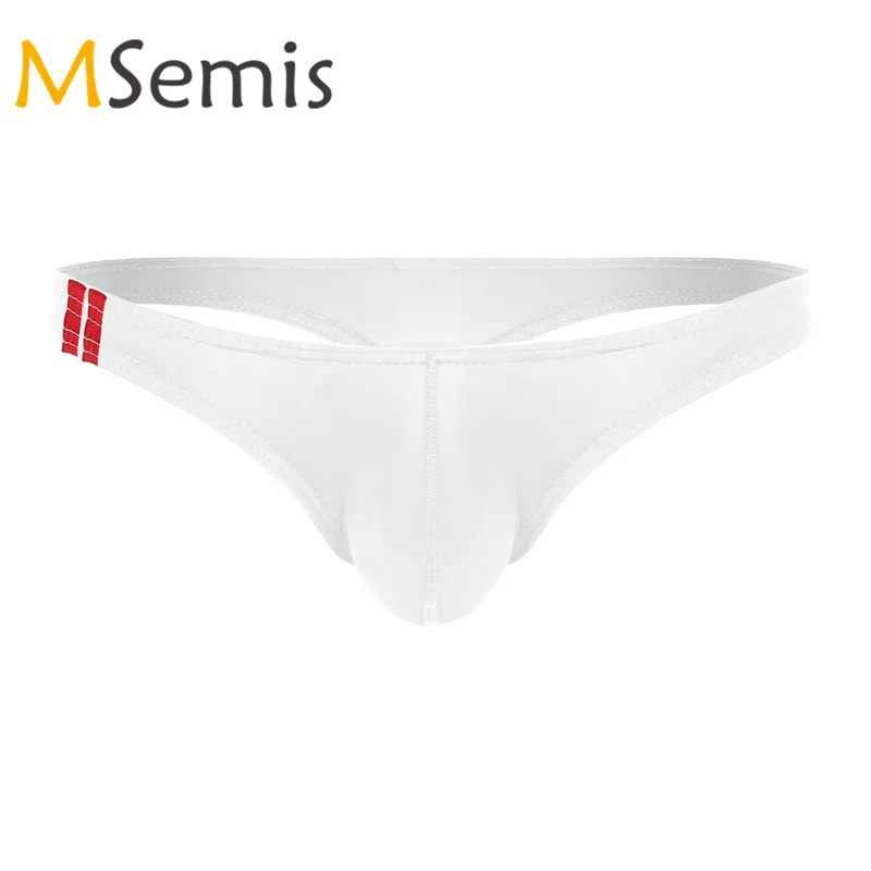 Мужские Трусы стринги эластичные с низкой посадкой мужские трусы бикини для