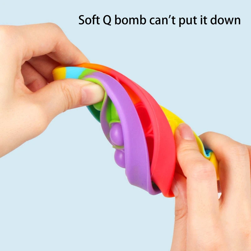 

Heart Shape Push Bubble Sensory Toys Adult Antistress Toys Children Simple Pop Push Toy Parent-Child Interactive Game Toy